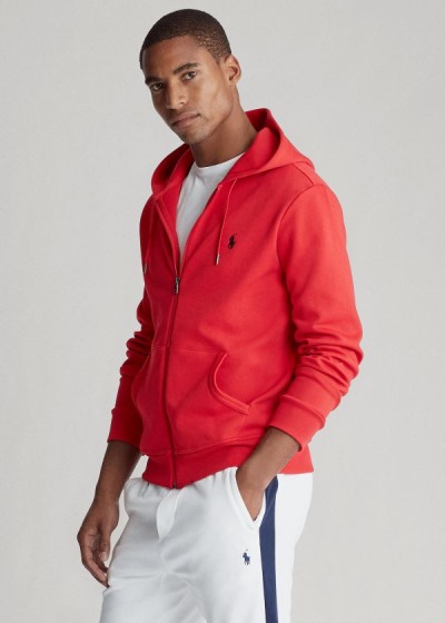 Men's Polo Ralph Lauren Double-Knit Full-Zip Hoodies | 013495FMW